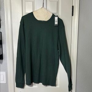 Men's Green long sleeve shirt